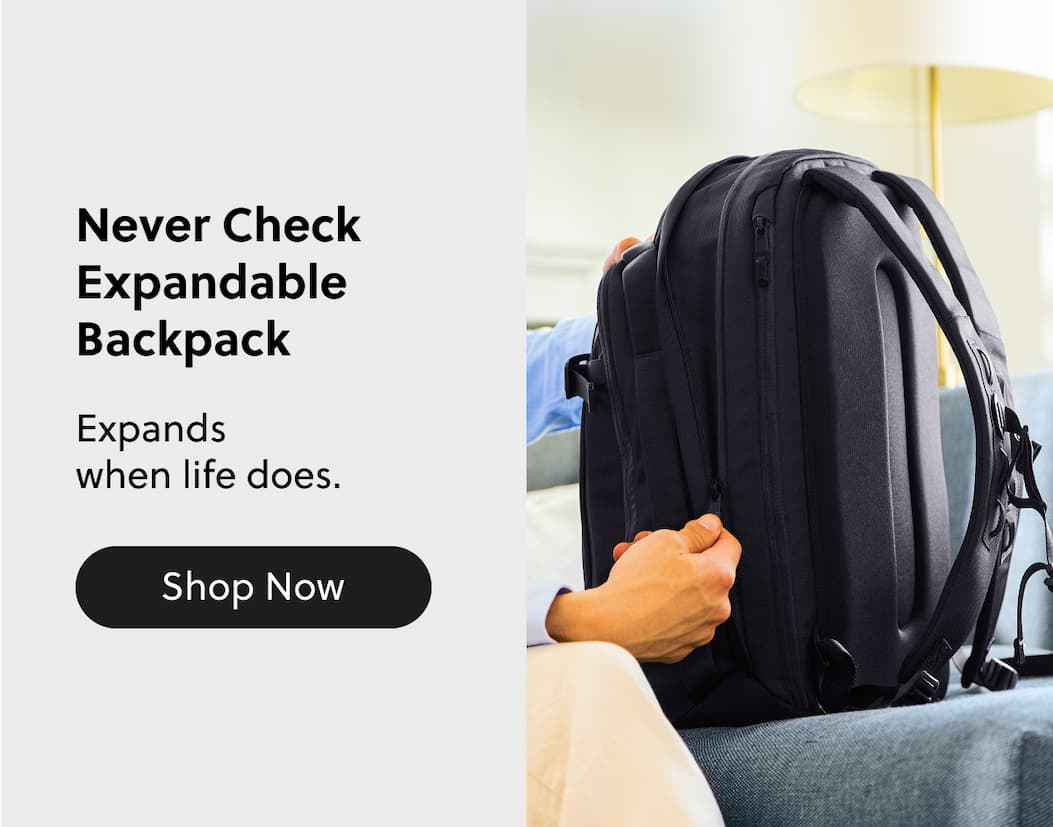 Never Check Expandable Backpack
