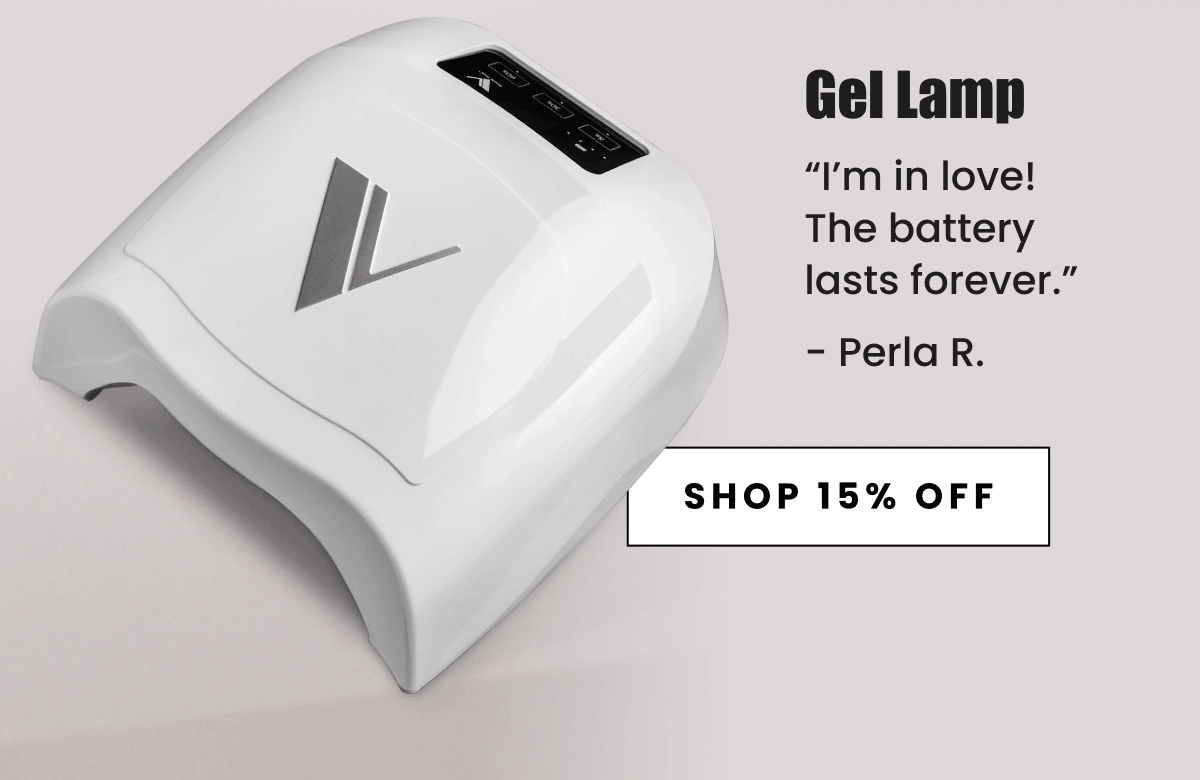 Gel Lamp | “I’m in love! The battery lasts forever.” - Perla R. | Shop 15% Off