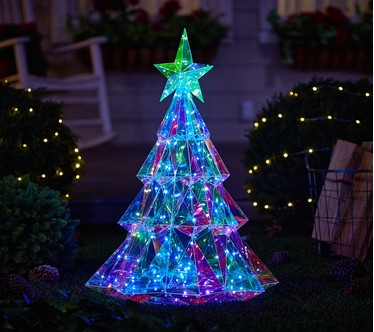 Kringle Express Jumbo In/Outdoor Holographic Figure w/Remote