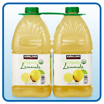 Kirkland Signature, Organic Lemonade, 96 fl oz, 2-Count