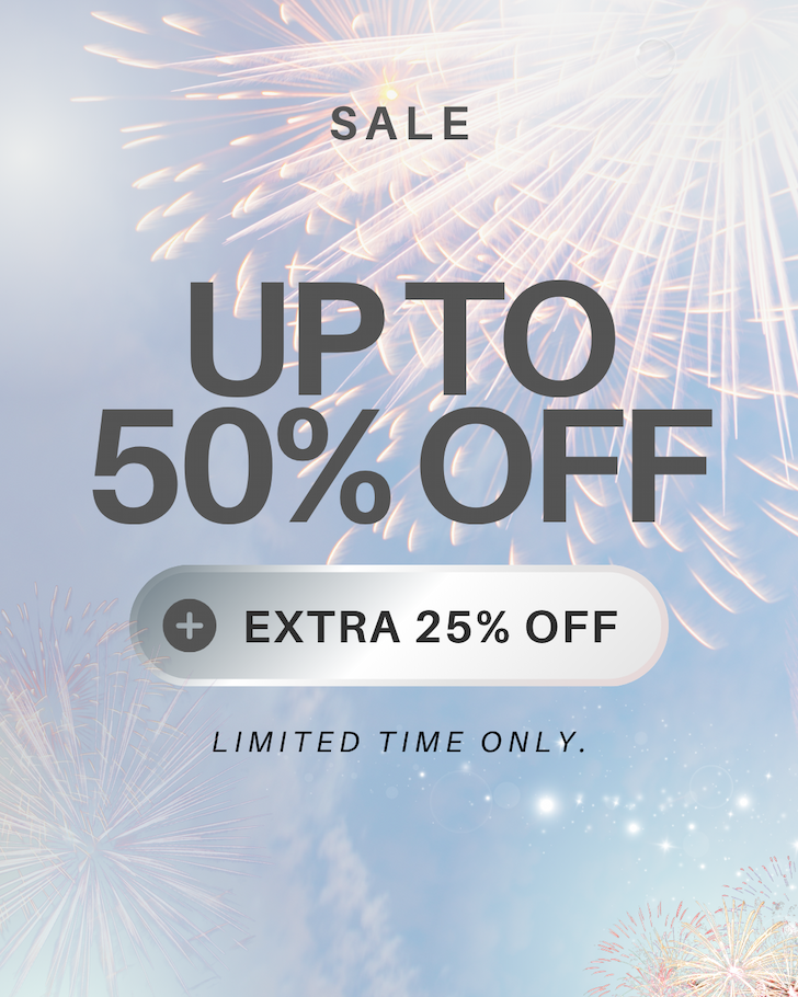SALE Up to 50% off + additional 25% off limited time only. shop sale