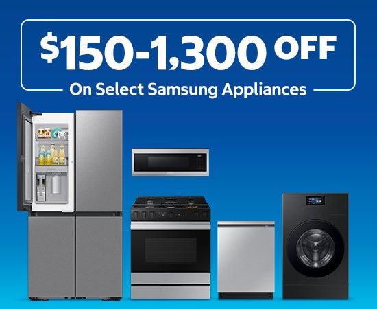 Samsung 4-Piece GAS Kitchen Package with French Door Refrigerator