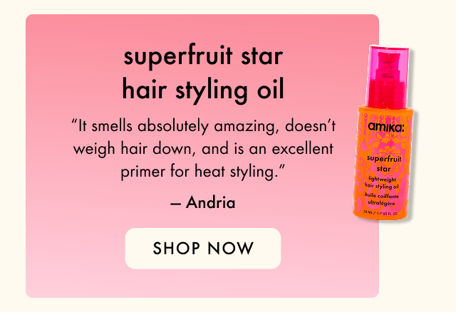 superfruit star hair styling oil