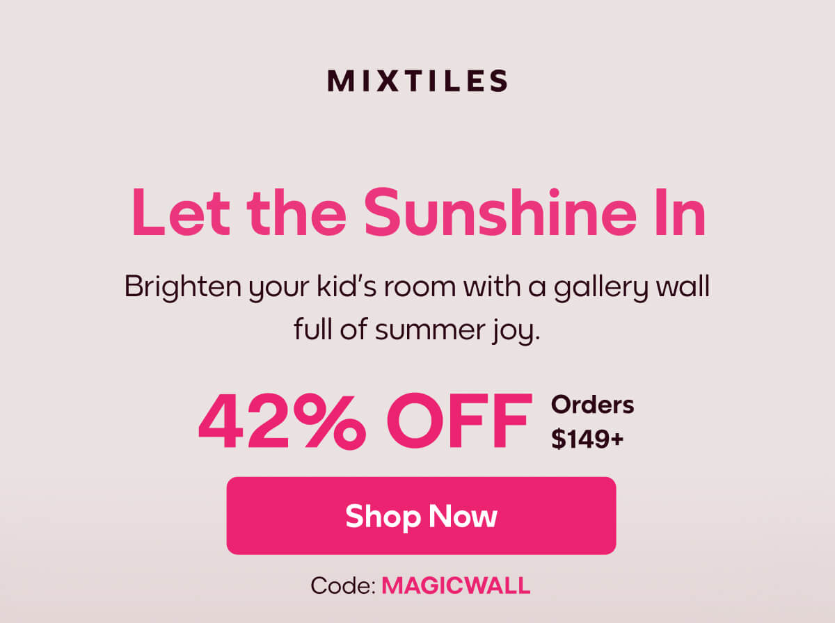 [MIXTILES] Frame the joy of summer with Mixtiles. | ORDER NOW