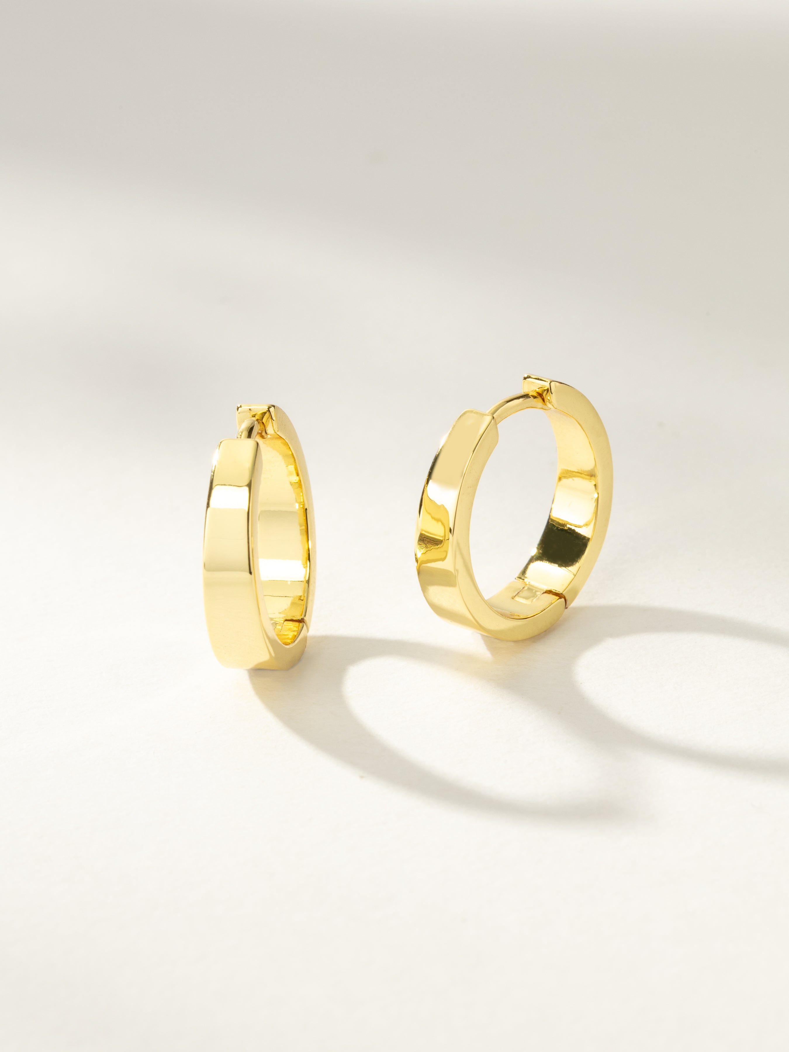 Image of Lose My Number Hoop Earrings