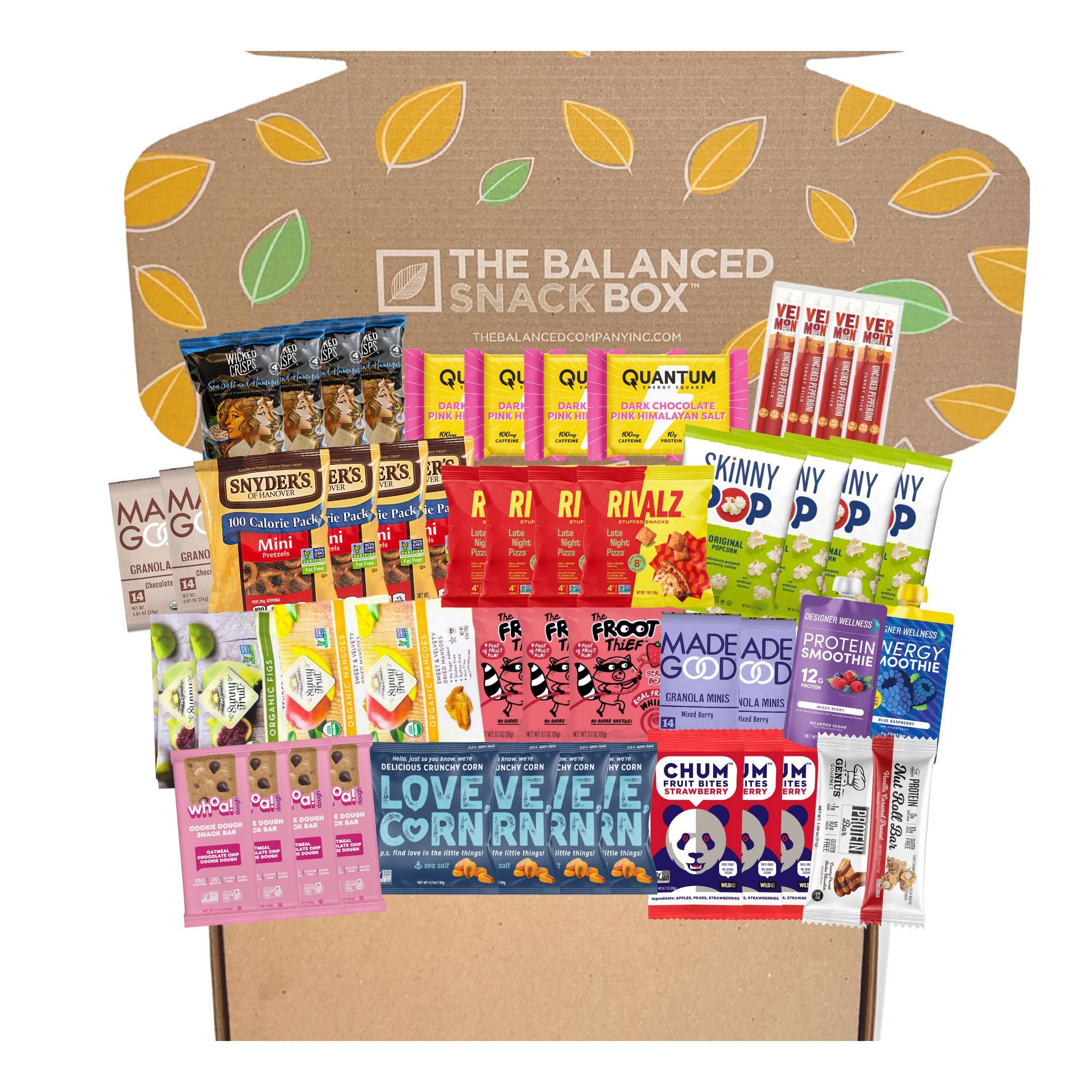 The Balanced Company, Healthy Snack Box, 50-Piece
