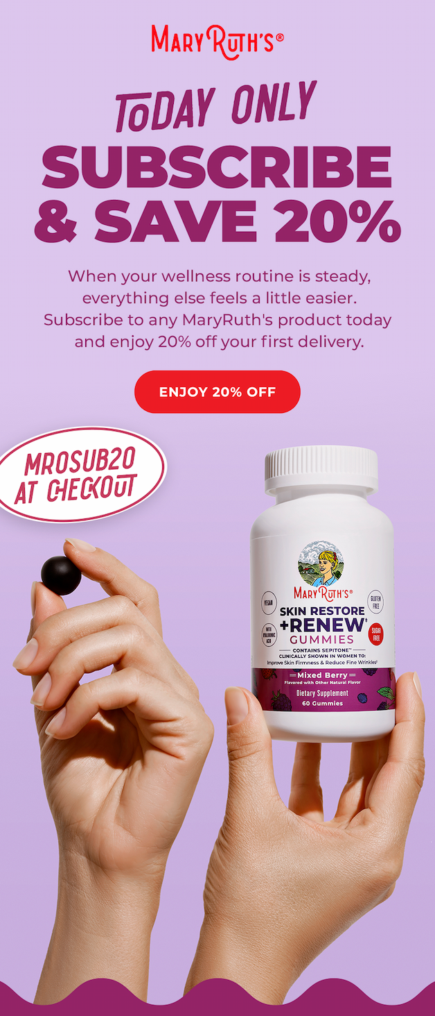 Subscribe & Save 20% Today Only
