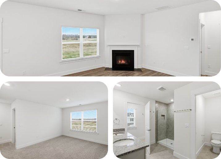 A grid of 3 images of the property
