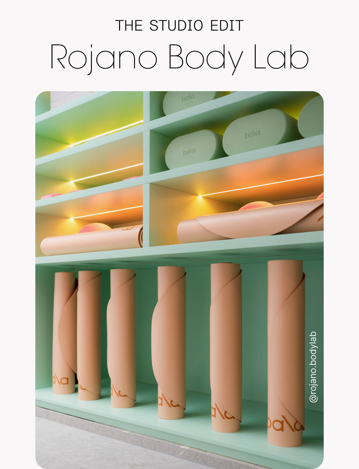 The Studio Edit Rojano Body Lab