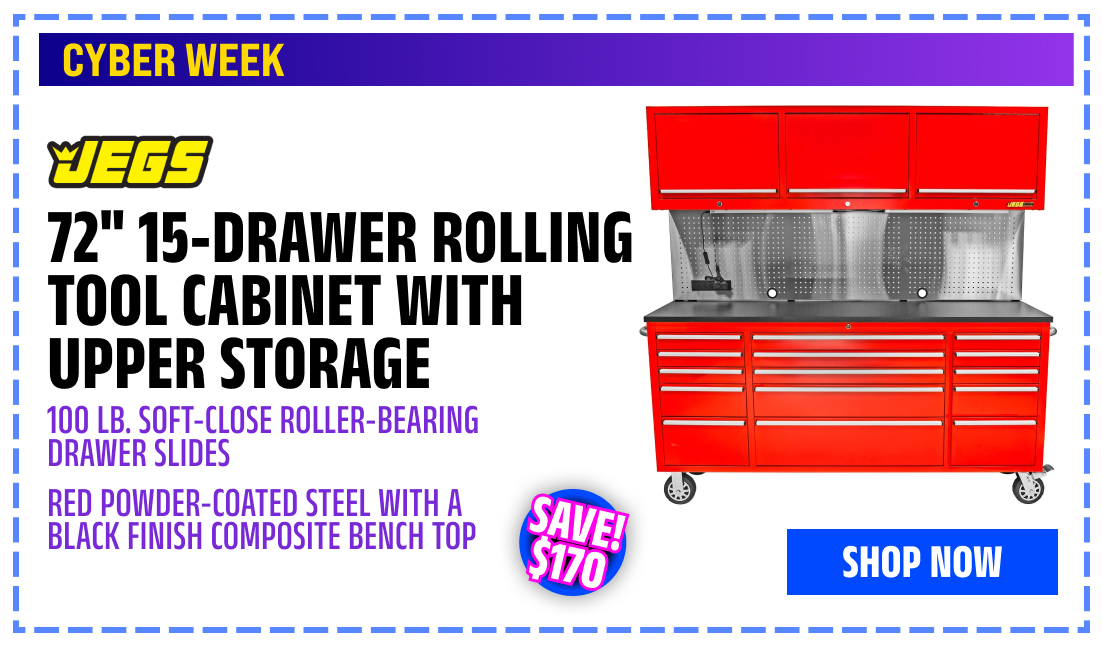 72" 15-Drawer Rolling Tool Cabinet with Upper Storage