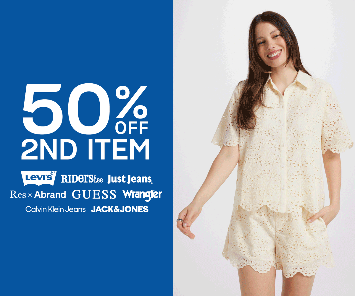 50% off 2nd item