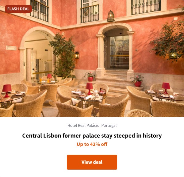 Central Lisbon former palace stay steeped in history