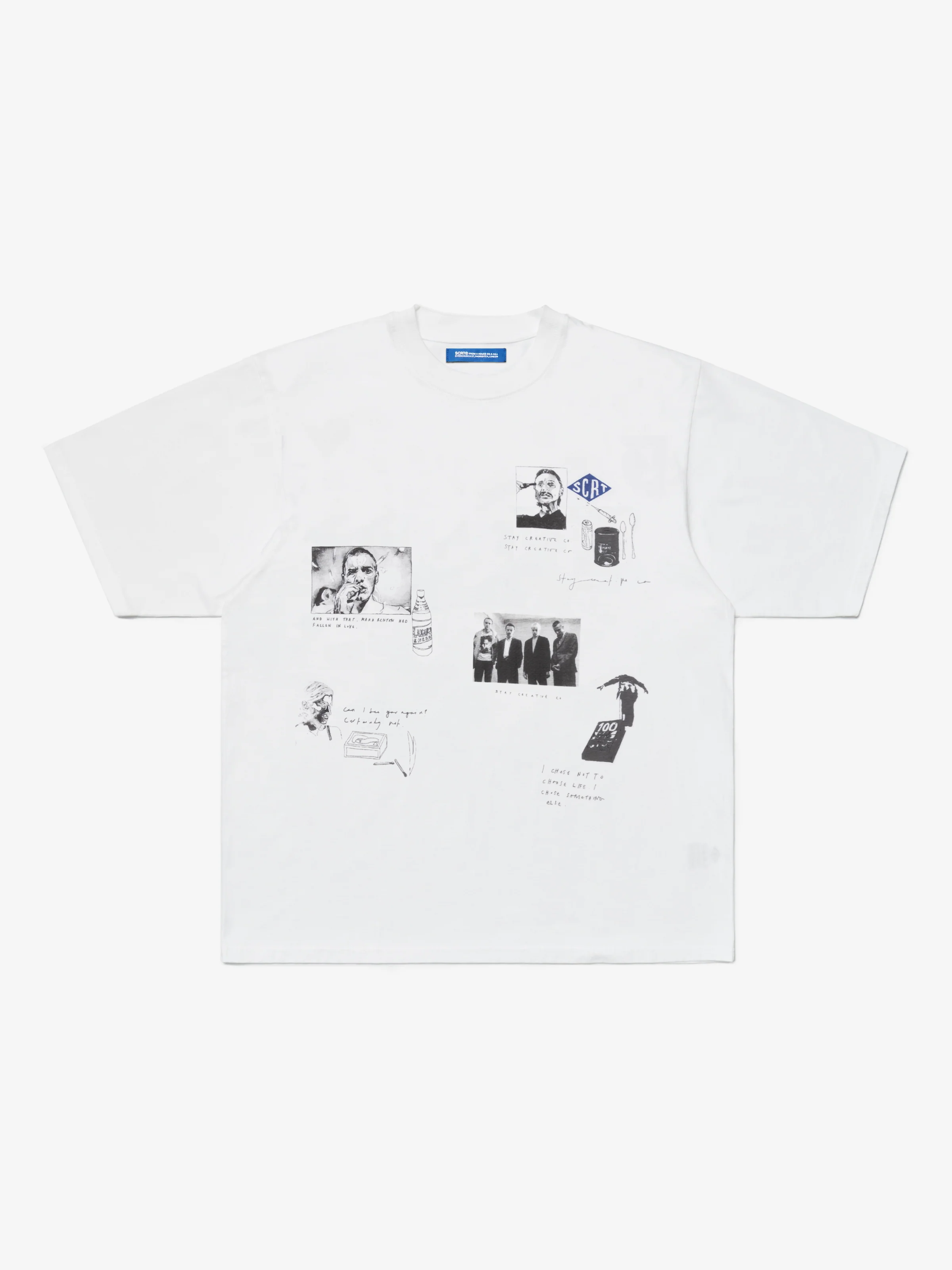 Image of Deep Blue Day T-Shirt - White