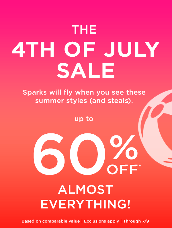 60% off almost everything