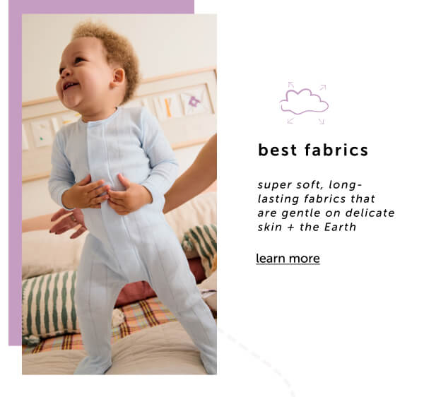 best fabrics  super soft, long-lasting fabrics that are gentle on delicate skin + the Earth