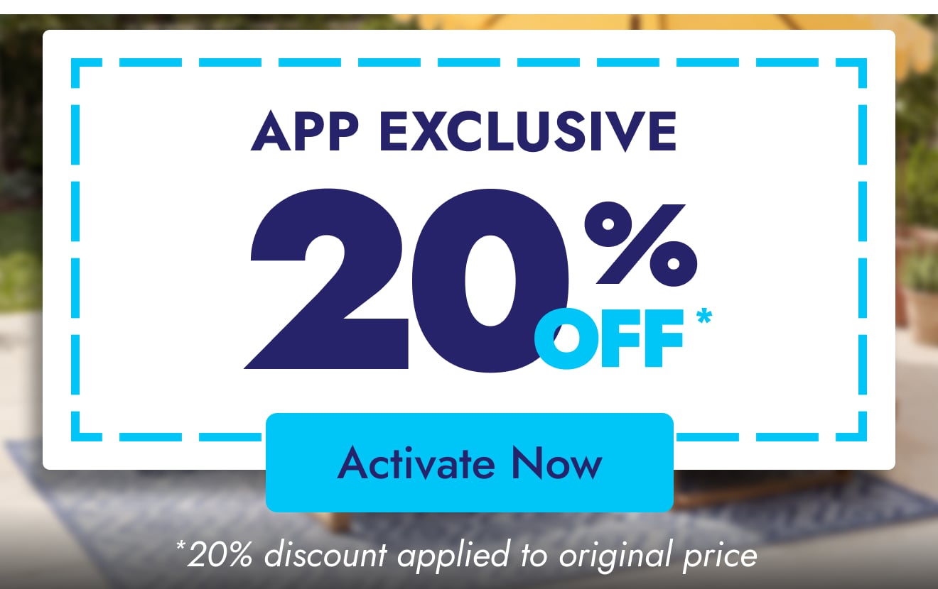 Shop the app for 20% off the Orginal Price