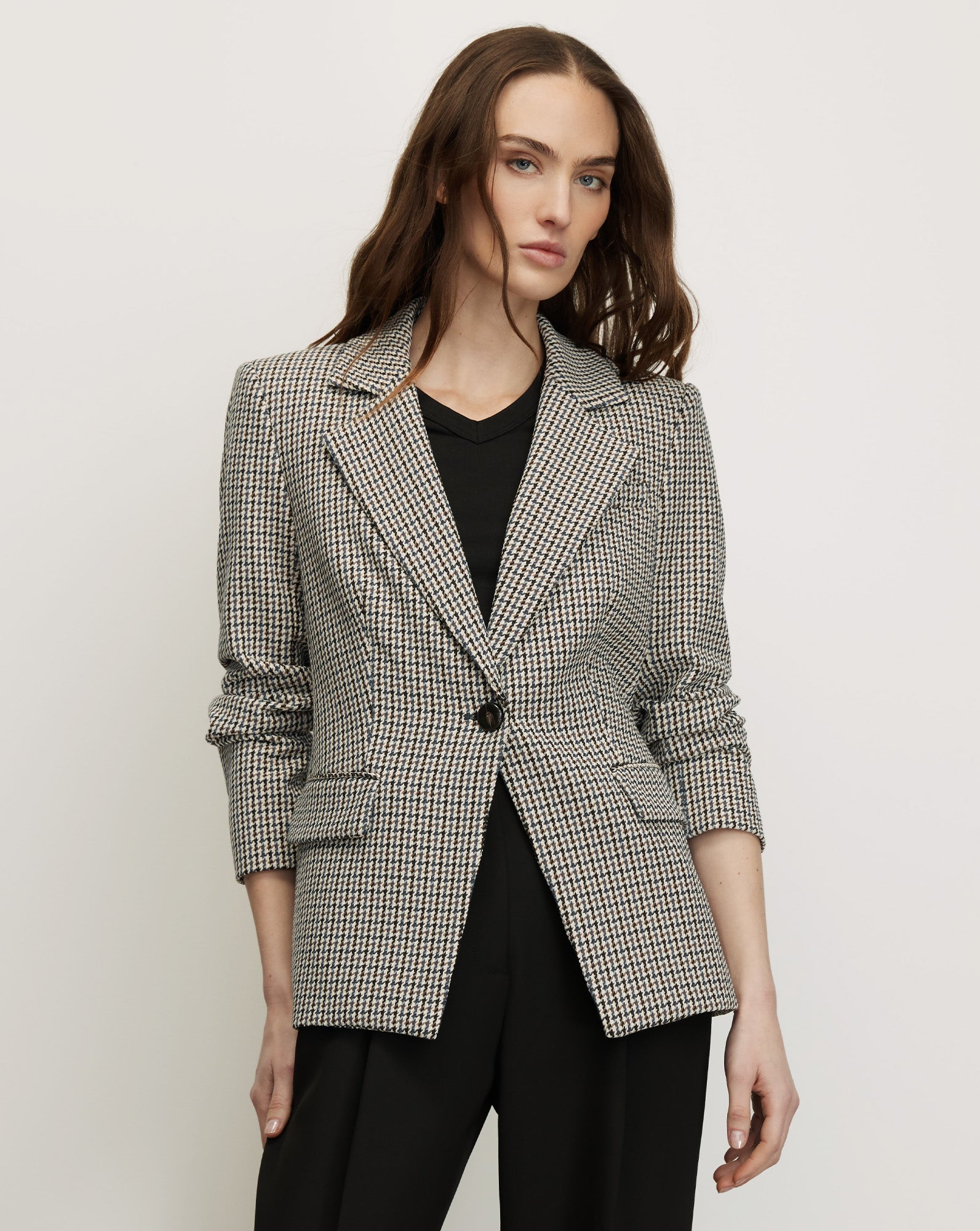 Image of Healy Houndstooth Dickey Jacket
