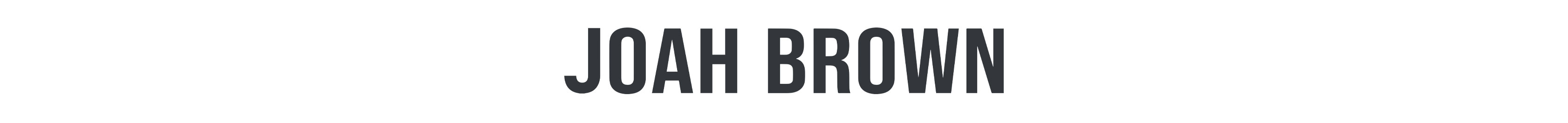 JOAH BROWN Logo