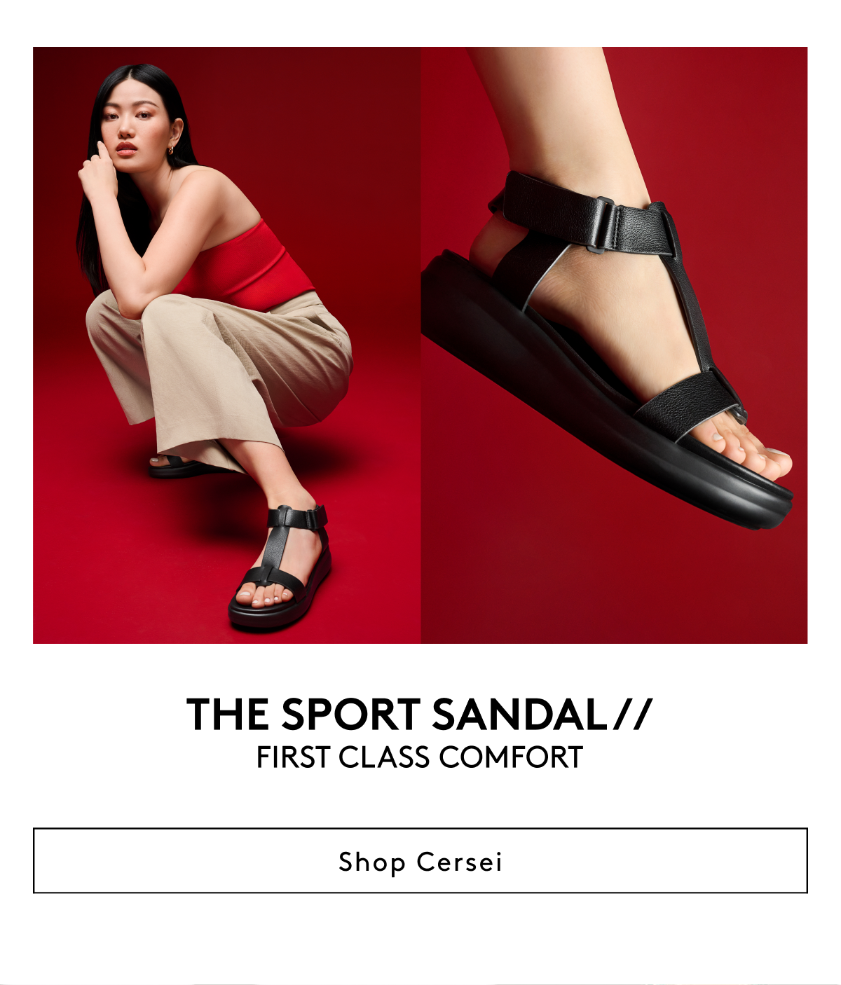 The Sport Sandal // First Class Comfort | Shop Cersei