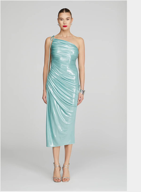 Mona One Shoulder Midi Dress