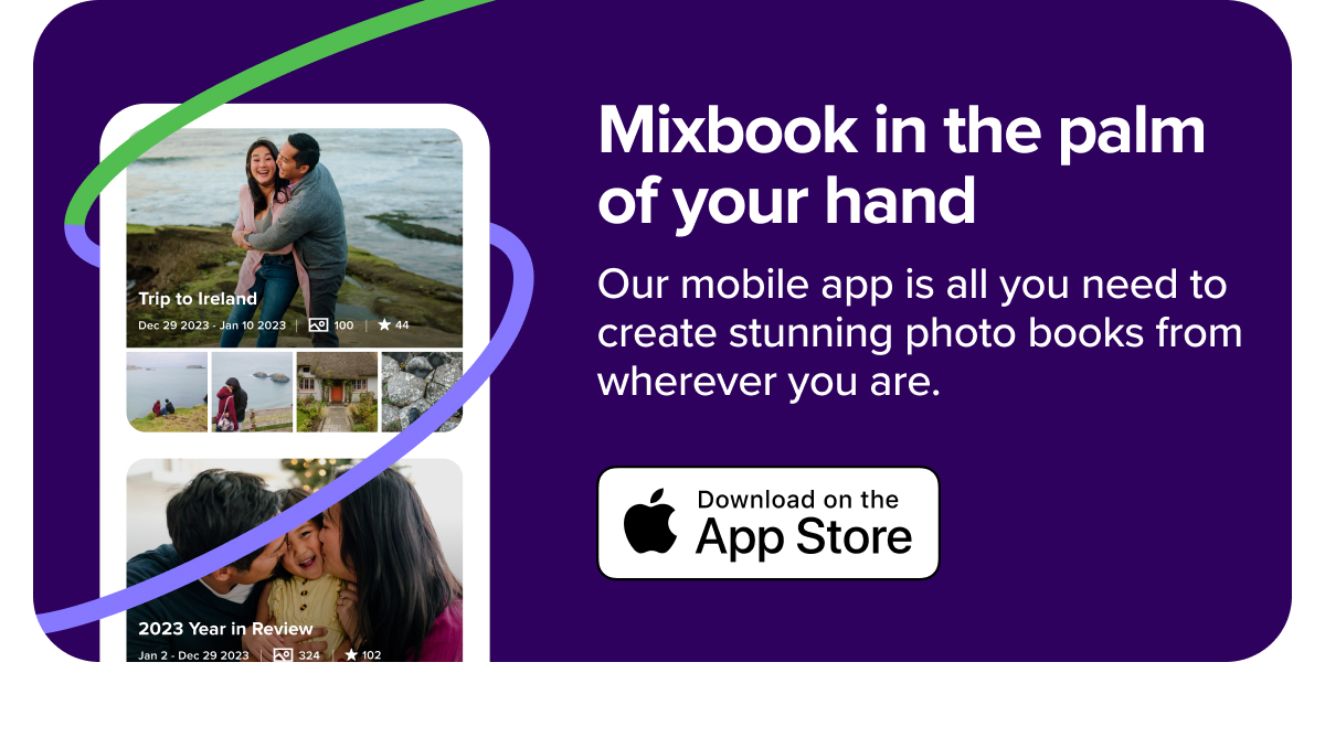 Use the App | Mixbook in the palm of your hand