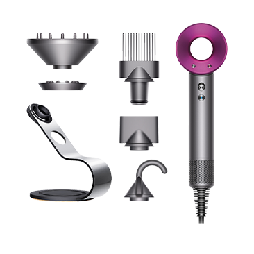 Dyson Supersonic Hair Dryer, Stand and Attachments