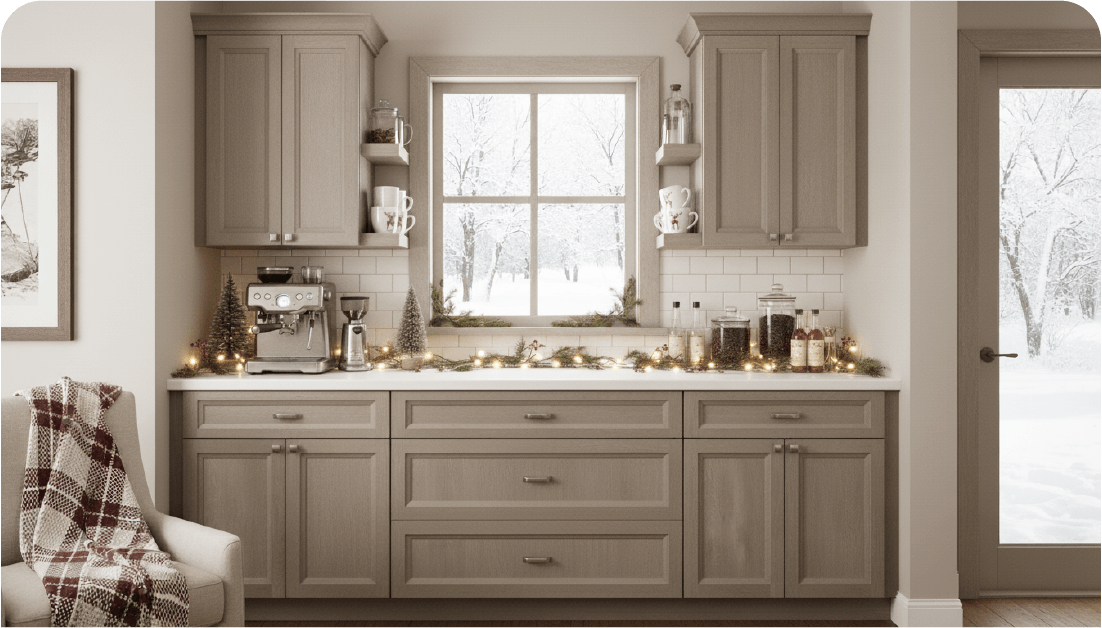 Timber Mist in modern kitchen