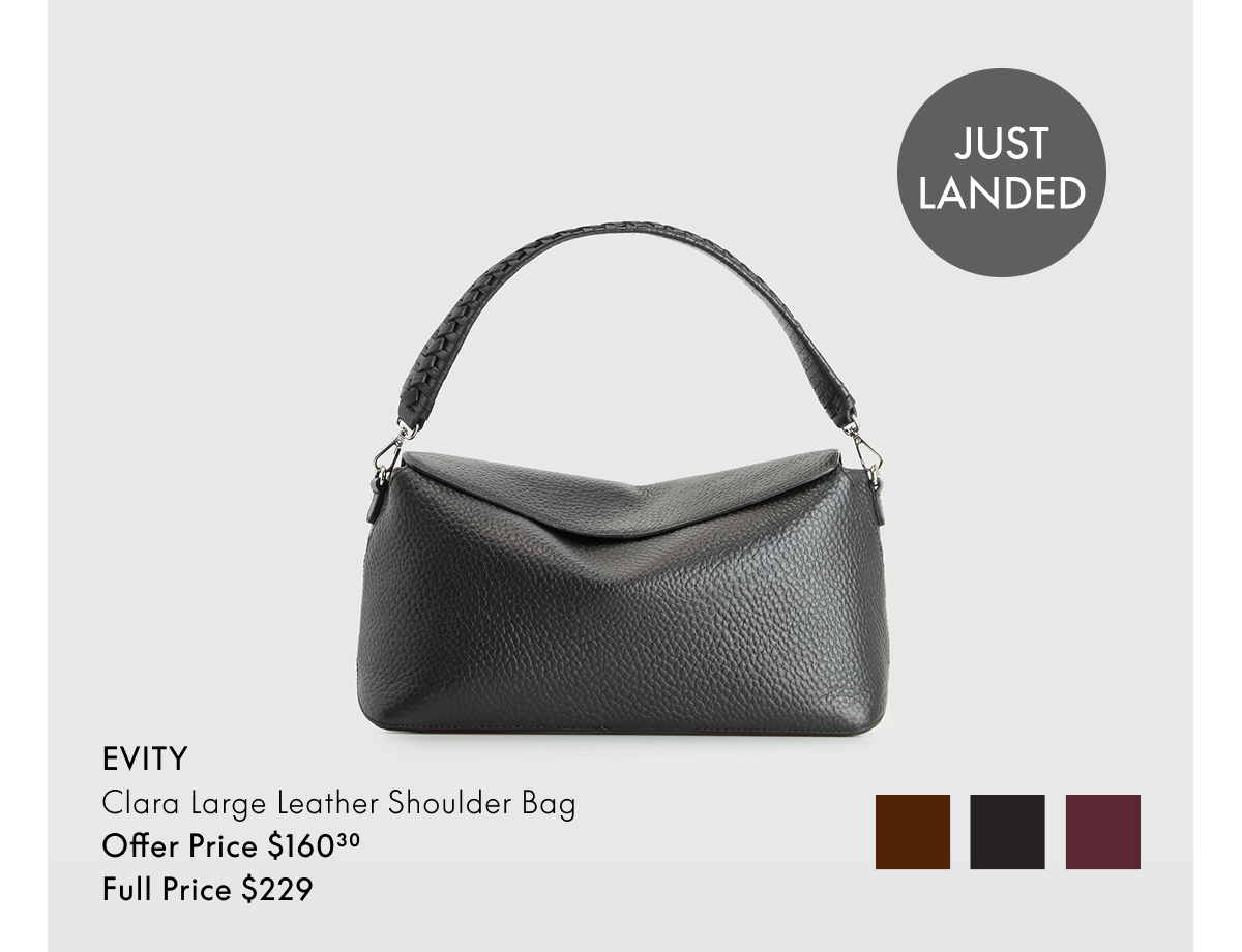 EVITY Clara Large Leather Shoulder Bag