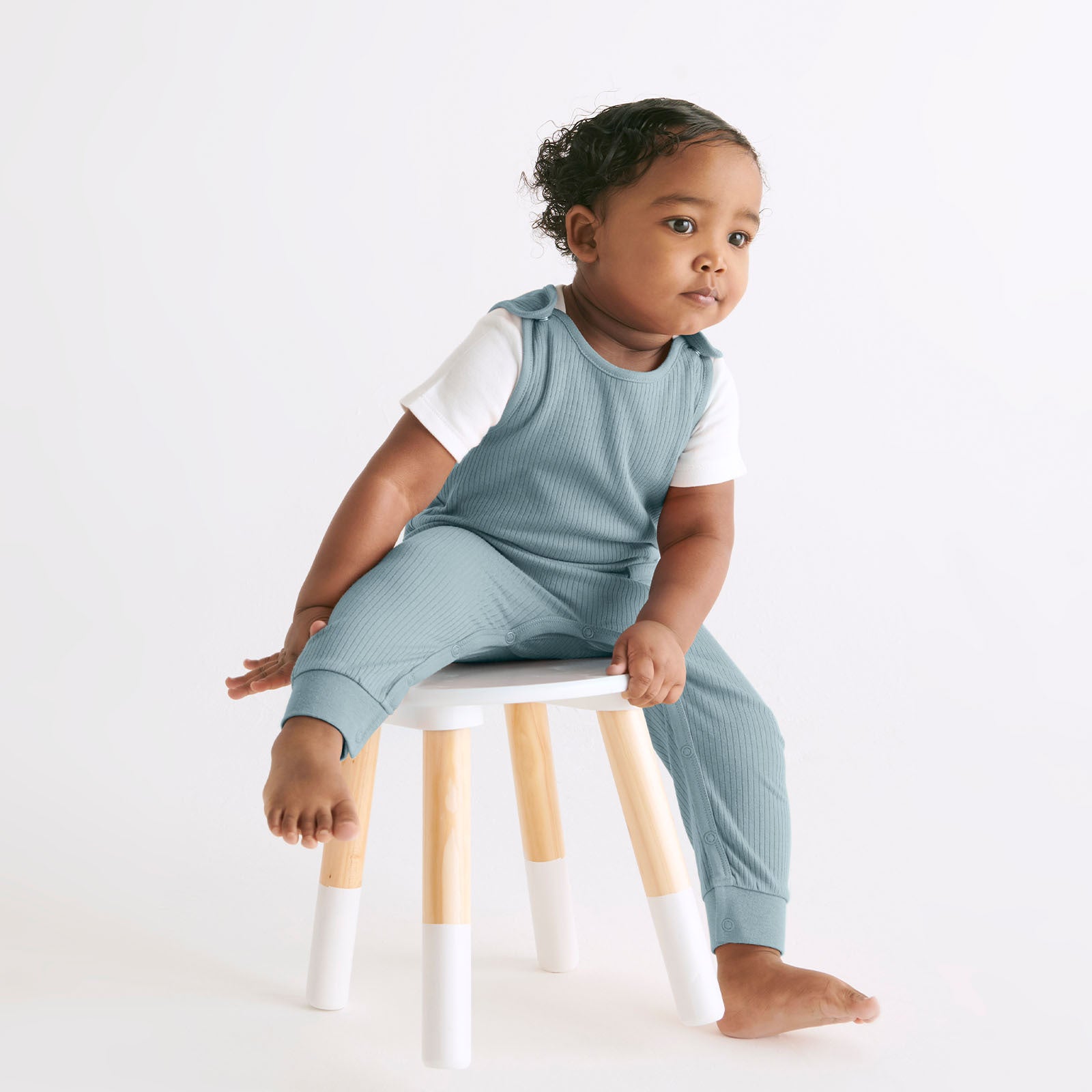 Image of Ribbed Overalls