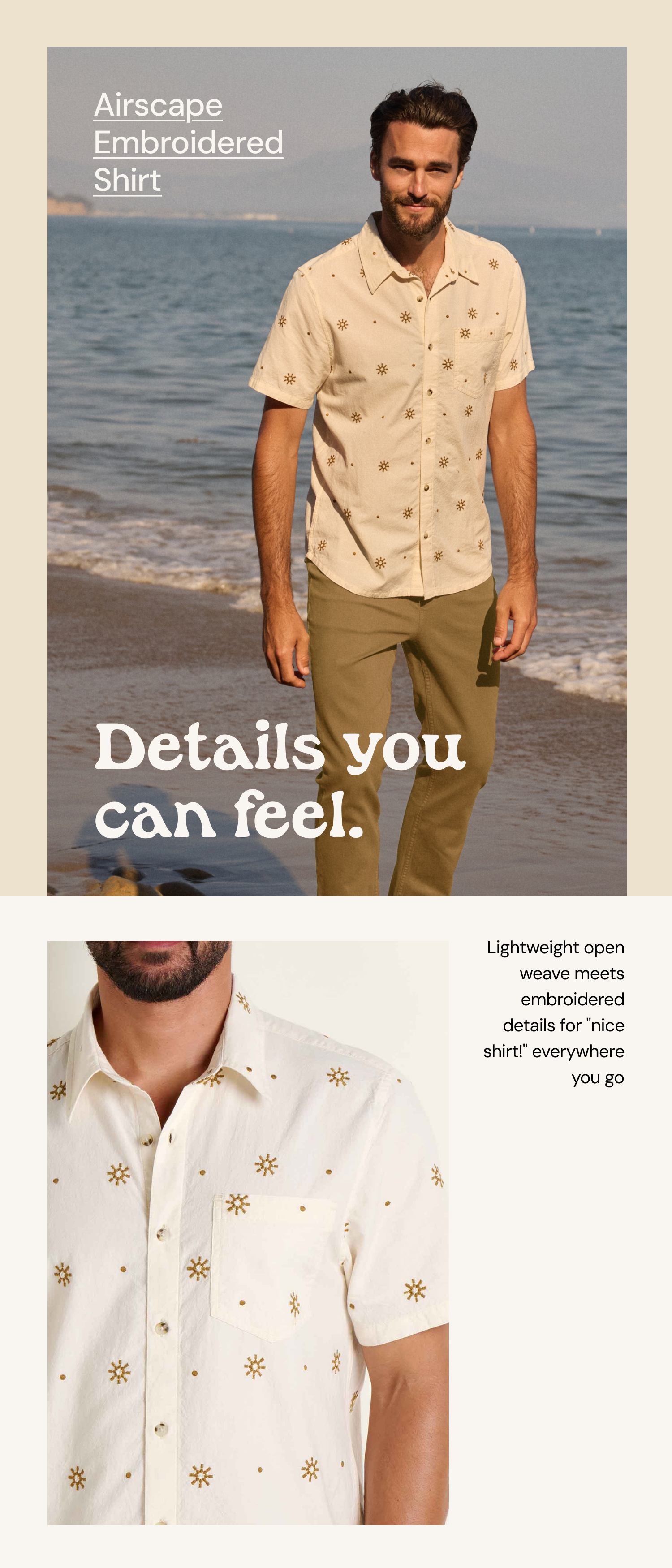 Airscape Embroidered Shirt