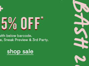 Shop Sale