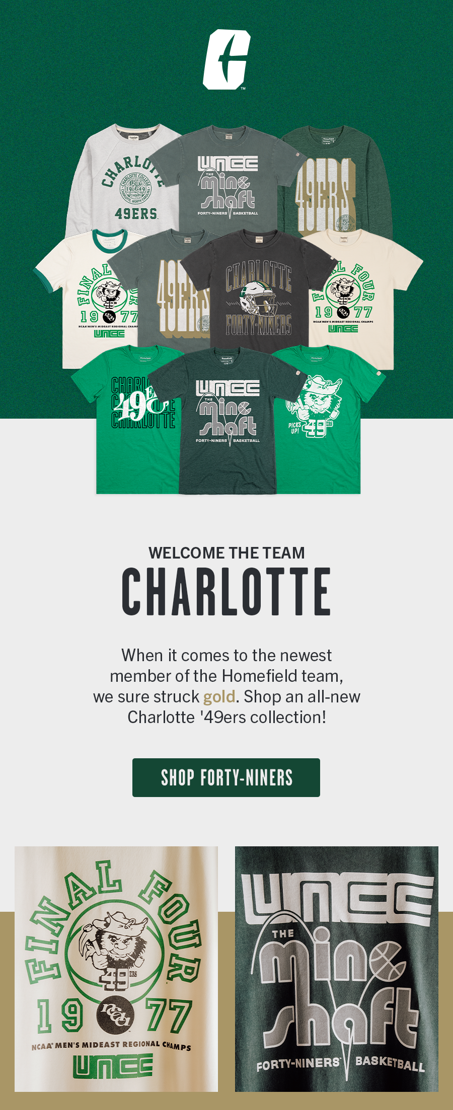 Shop UNC Charlotte Gear