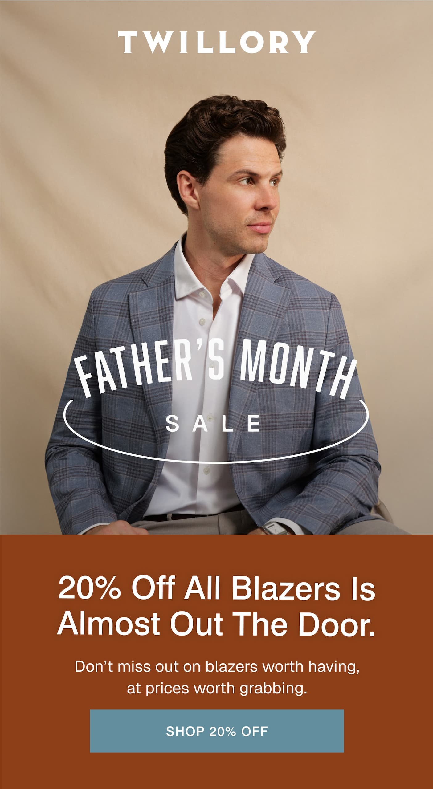 Twillory |  20% Off All Blazers Is Almost Out The Door.