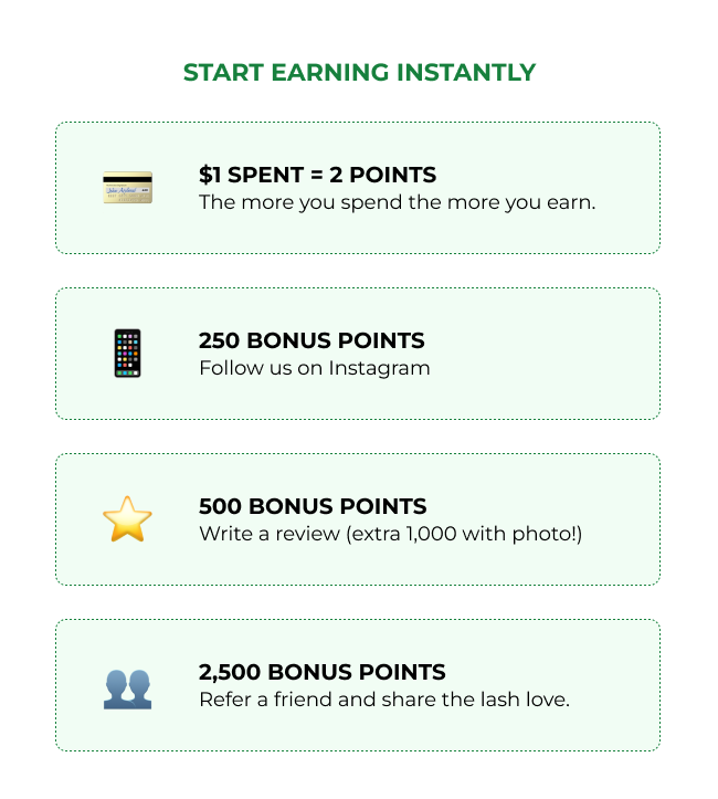 Ways To Earn Points