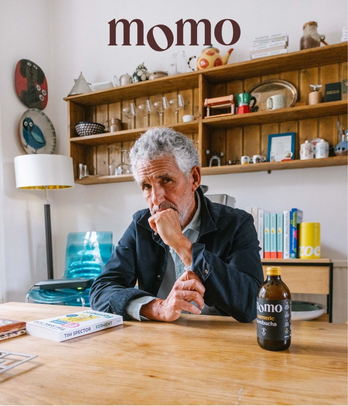 Professor Tim Spector, sitting down with MOMO.
