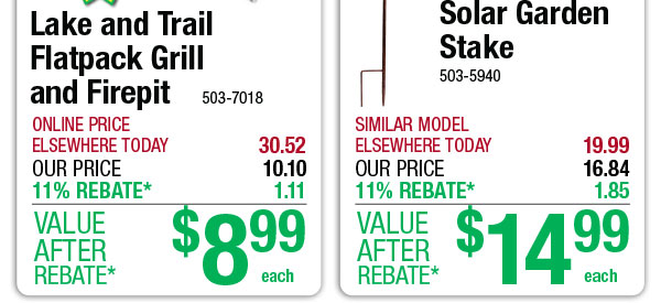 Flower and Hummingbird Solar Garden Stake - ONLY $14.99 After Rebate*!