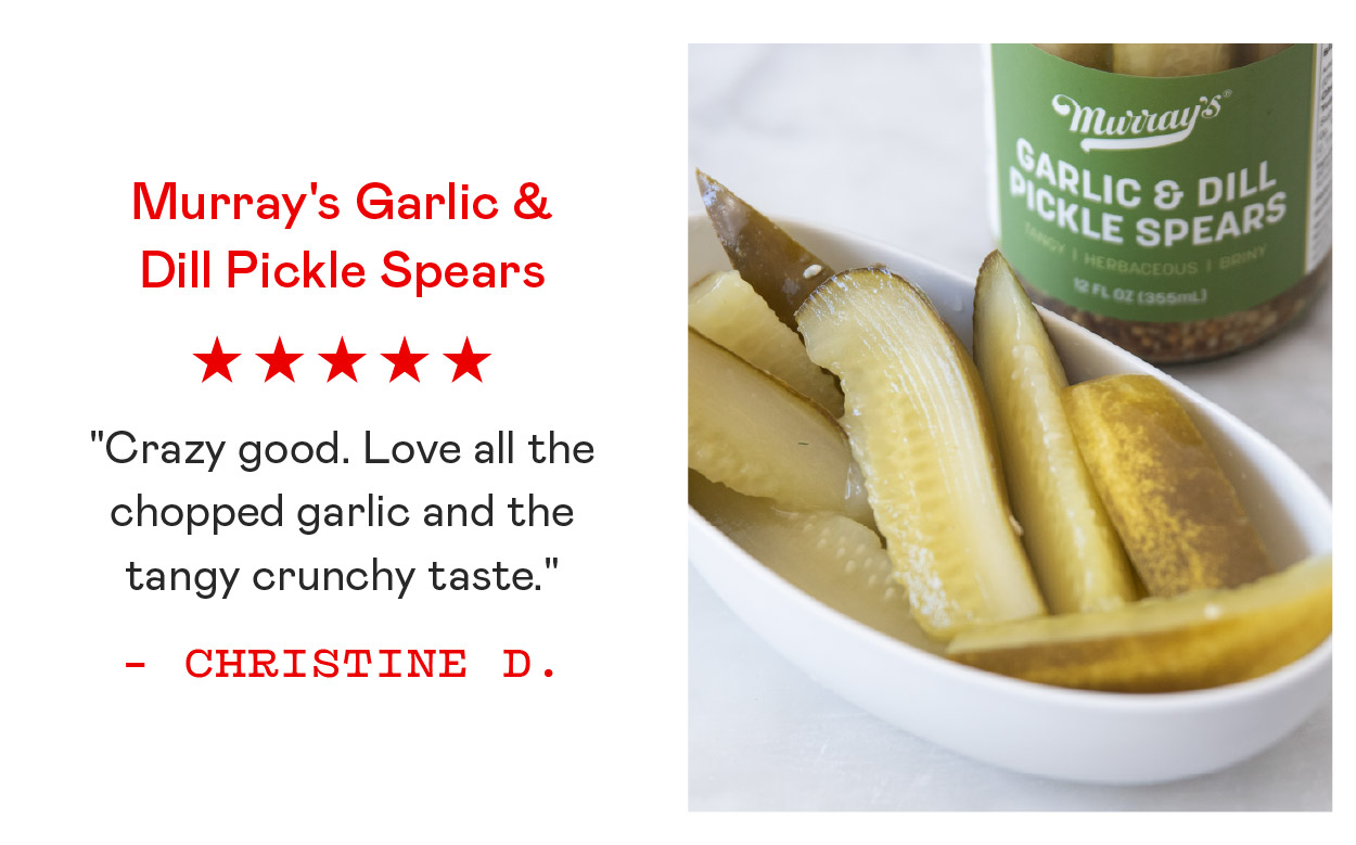 Murray's Garlic Dill Pickle Spears
