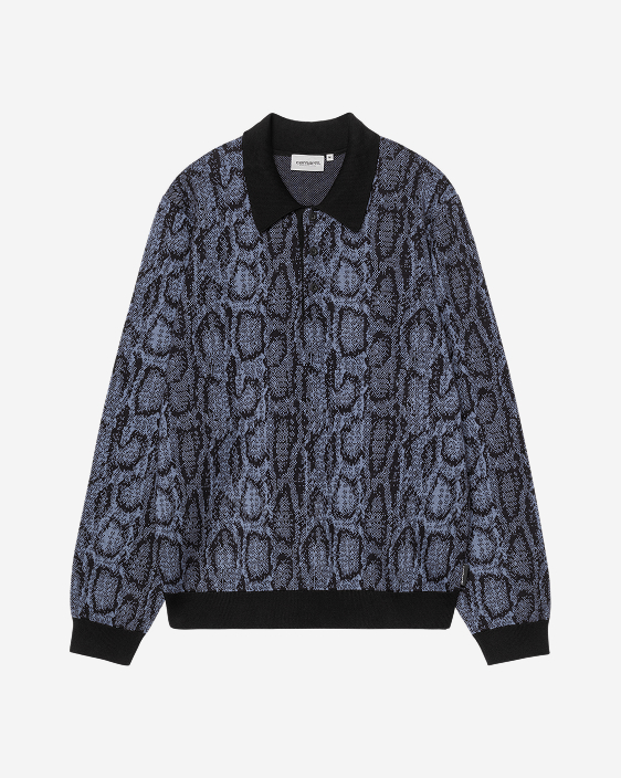 Carhartt WIP Snake Polo | Velvet Blue