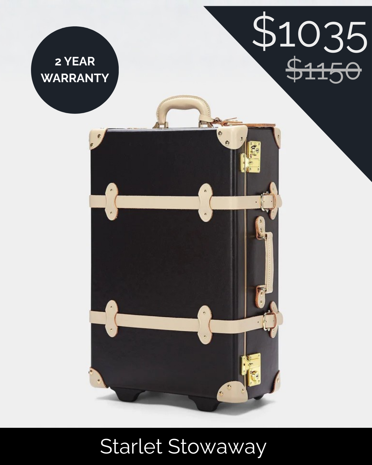 Starlet stowaway suitcase save 10%