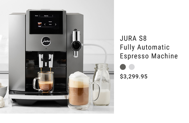 JURA S8 Fully Automatic Espresso Machine $3,299.95