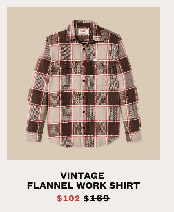 Vintage Flannel Work Shirt