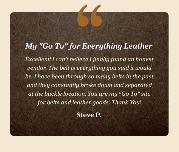 My 'Go-To' For Everything Leather