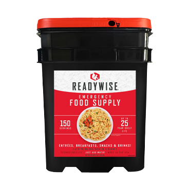 ReadyWise 150 Serving Emergency Food Bucket (150 Total Servings)