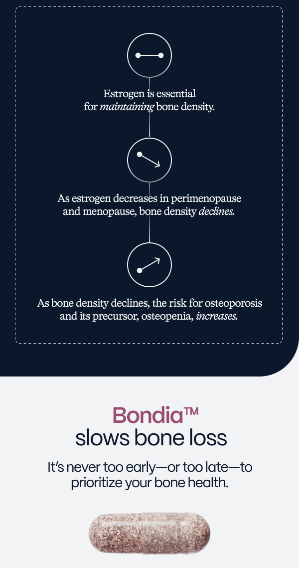 Bondia slows bone loss