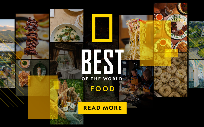 A collage of various food dishes from around the world.