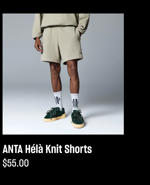 ANTA Hélà Knit Shorts