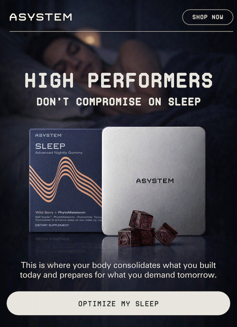 high performers don't compromise sleep