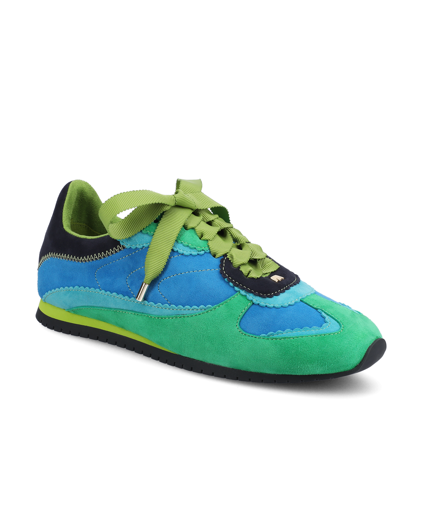 Image of The Speedbird - Multi Cyan Suede
