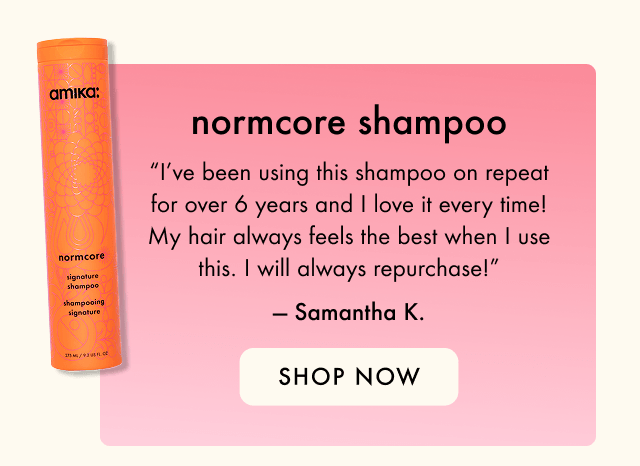 normcore shampoo