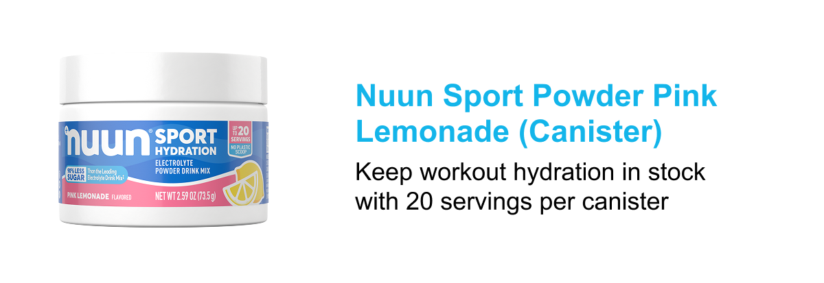 Nuun Sport Powder Pink Lemonade (Canister)&nbsp;&nbsp;